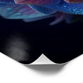 アジサイフローラ紫と青 ポスター (コーナー)