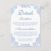 アジサイモダンダスティブルーフローラ詳細 エンクロージャーカード (正面)