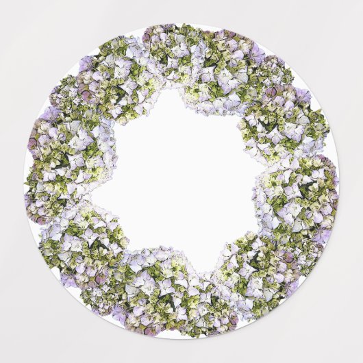 アジサイリース ラベル (デザイン3)