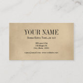 アジサイヴィンテージ植物学 名刺 (裏面)