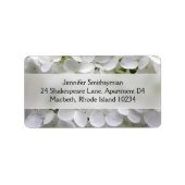 アジサイ住所 シール (正面)