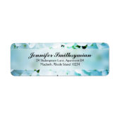 アジサイ住所 シール (正面)