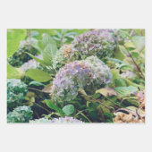 アジサイ包装紙 ラッピングペーパーシート (正面3)