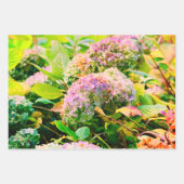 アジサイ包装紙 ラッピングペーパーシート (正面2)