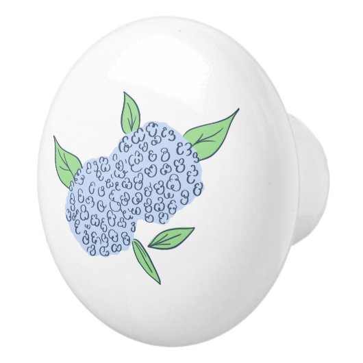 アジサイ名門私立校風のア沿岸ニューイングランド セラミックノブ (右)