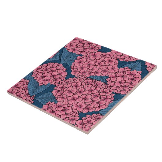 アジサイ園 タイル (側面)