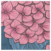 アジサイ園 ファブリック (クローズアップ)