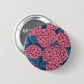 アジサイ園 缶バッジ (正面&裏面)