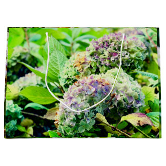 アジサイ抱き枕 ラージペーパーバッグ