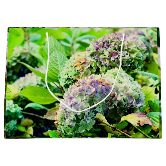 アジサイ抱き枕 ラージペーパーバッグ (正面)