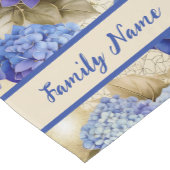 アジサイ柄ショートテーブルランナー ショートテーブルランナー (コーナー)