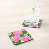 アジサイ柄 コースター (右側)