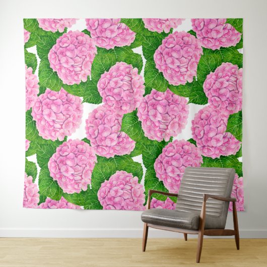 アジサイ柄 タペストリー (インサイチュ(横))