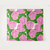 アジサイ柄 タペストリー (正面(横))