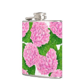 アジサイ柄 フラスク (左)