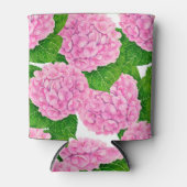 アジサイ柄 缶クーラー (正面)