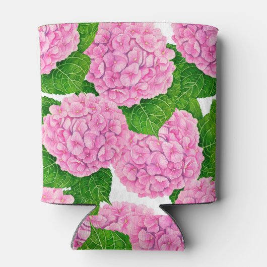 アジサイ柄 缶クーラー (裏面)