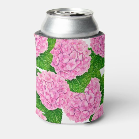 アジサイ柄 缶クーラー (缶裏面)