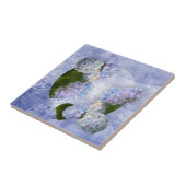 アジサイ瓦 タイル (側面)