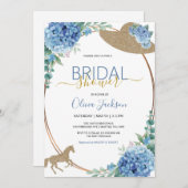 アジサイ競馬ブライダルシャワー招待状 シーズンカード (正面/裏面)