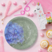 アジサイ紙プレート ペーパープレート (パーティー)