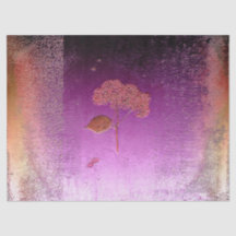 アジサイ紫金ゴールド金属フローラ