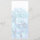 アジサイ結婚のメニュー メニュー (裏面)