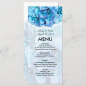 アジサイ結婚のメニュー メニュー (正面/裏面)