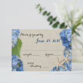 アジサイ結婚の反応 出欠カード (スタンド正面)