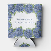 アジサイ結婚ズクーラーボックスパーソナライズされたゲスト 缶クーラー (正面)