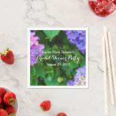 アジサイ結婚ズブライダルシャワーナプキンス スタンダードカクテルナプキン (インサイチュ)