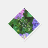 アジサイ結婚ズブライダルシャワーナプキンス スタンダードカクテルナプキン (角)