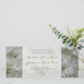 アジサイ結婚式招待状-花嫁の両親から 招待状 (スタンド正面)