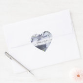 アジサイ結婚式用シール ハートシール (封筒)