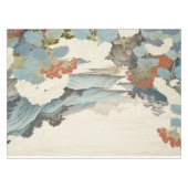 アジサイ絵画ガーデンアウトドア。 テーブルクロス (正面(横))