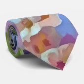 アジサイ芸術的スホルテンシアフローラ抽象芸術アート ネクタイ (ロール)