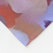 アジサイ芸術的スホルテンシアフローラ抽象芸術アート フリースブランケット (角)