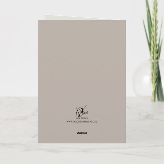 アジサイ覚えている サンキューカード (裏面)