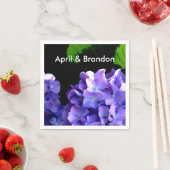 アジサイ青花フローラ スタンダードカクテルナプキン (インサイチュ)