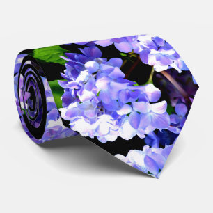 アジサイ青花フローラ ネクタイ