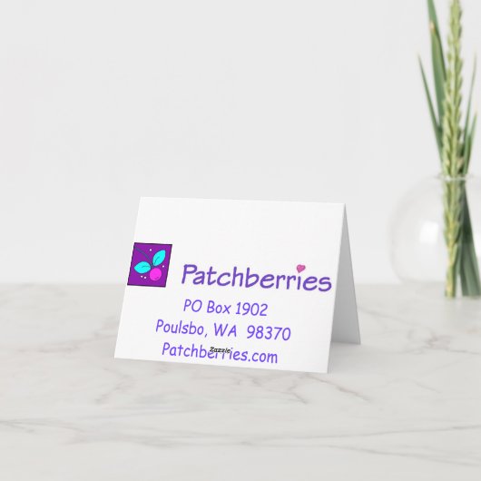 アジサイ6893 カード (裏面)