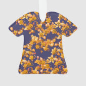 アジサイ・オレンジとネイビー オーナメント (裏面)