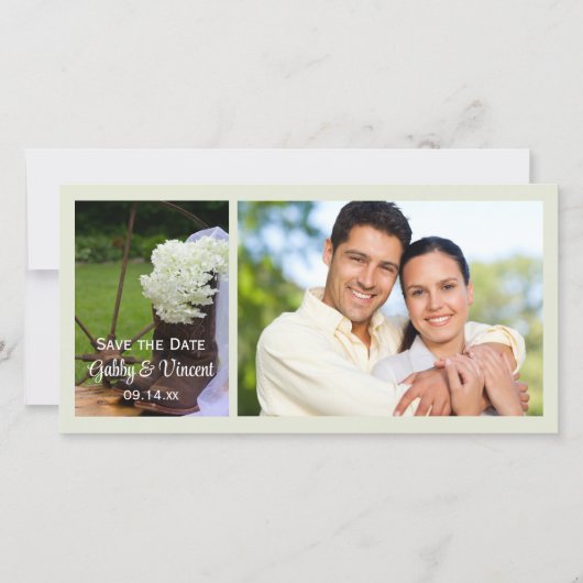 アジサイ・カウボーイ・ブーツウェスタン日付を保存 セーブザデート (正面)