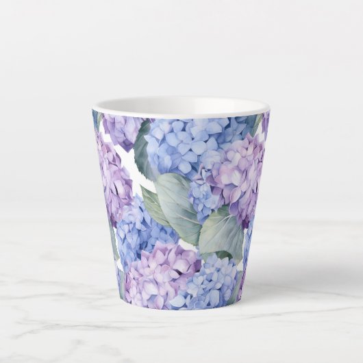 アジサイ カフェラテマグ (正面)