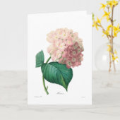 アジサイ カード (黄色い花)