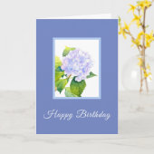 アジサイ カード (黄色い花)