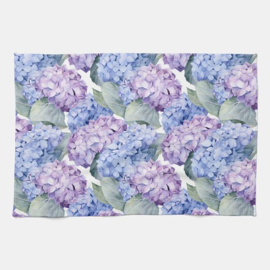 アジサイ キッチンタオル (横)