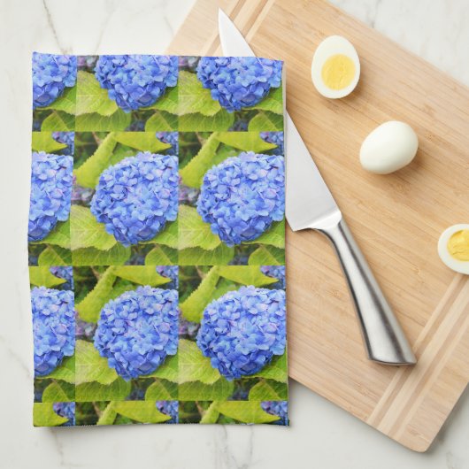 アジサイ キッチンタオル (四つ折り)