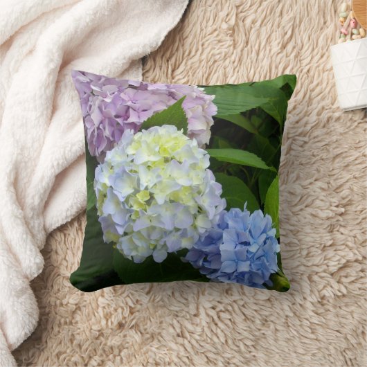 アジサイ クッション (ブランケット)