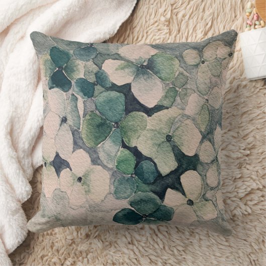 アジサイ クッション (ブランケット)